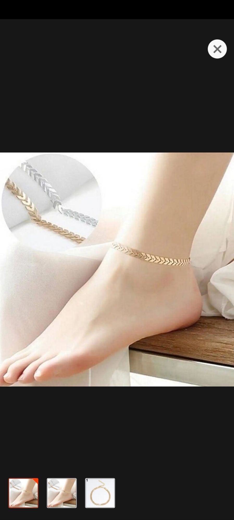 Butterfly Payal Anklet Bracelet Fish Bone Style Golden Silver Tone Adjustable Chain Anklets For Women Girls Stylish Foot Jewelry Traditional Ethnic Payal Pazeb Party Wear Style Everyday Use Durable Light Weight Comfortable Anklet Fashion Jewelry