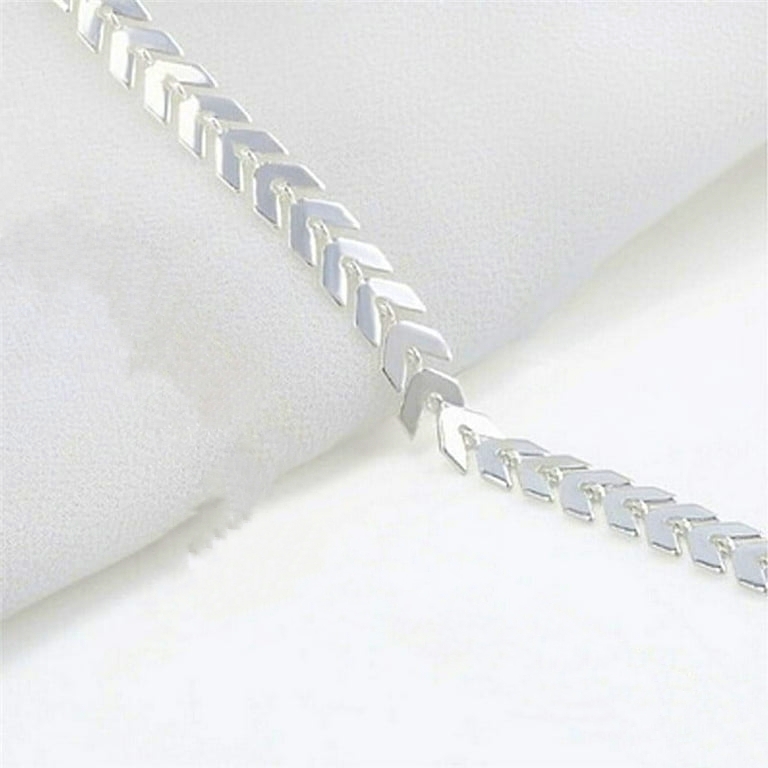 New Horizons Butterfly Payal Fish Bone Anklet Bracelet Silver Tone Stylish Foot Jewelry Women Anklet Girls Anklet Elegant Payal Fashion Anklet Modern Stylish Pazeb Silver Anklet Party Wear Style Anklet Daily Wear Anklet Modern Foot Accessory