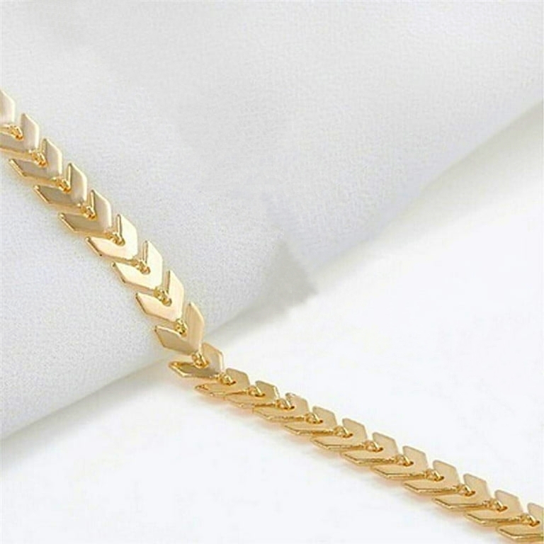 New Horizons Butterfly Payal Fish Bone Anklet Pazeb Stylish Foot Jewelry Women Anklet Girls Anklet Fashion Payal Elegant Anklet Jewelry Modern Stylish Pazeb Butterfly Anklet Party Wear Style Anklet Daily Wear Anklet Bridal Payal Wedding Anklet - Golden