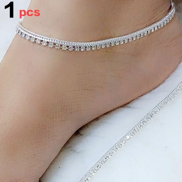 Premium Style Anklet Bracelet Golden Silver Payal Pazeb Ethnic Foot Jewelry Adjustable Chain Traditional Anklet For Women Girls Stylish Foot Accessory Party Wedding Jewelry Gift Stylish Fashion Payal Anklets