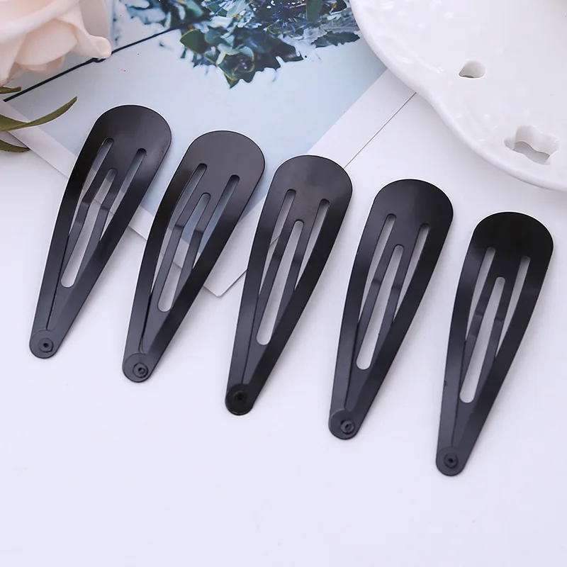 12 Pieces Hair Clips Pins TikTak Style Hair Catchers For School Use Black White Red And Blue Color Hair Pins Clips Metal Hair Styling Accessories Durable Light Weight And Adjustable Suitable For All Ages Including Ladies Women Girls Kids - 12 Pcs Black clips