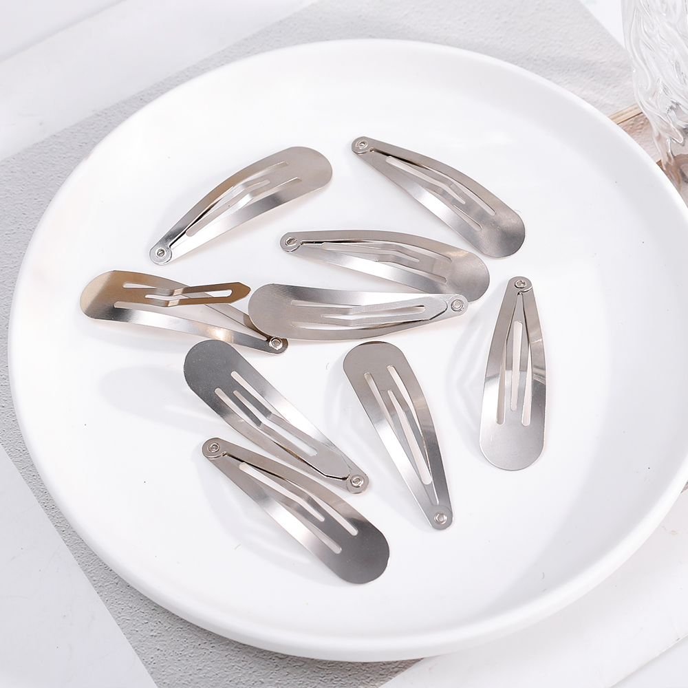 12 Pieces Hair Clips Pins TikTak Style Hair Catchers For School Use Black White Red And Blue Color Hair Pins Clips Metal Hair Styling Accessories Durable Light Weight And Adjustable Suitable For All Ages Including Ladies Women Girls Kids - 12 Pcs Silver clips