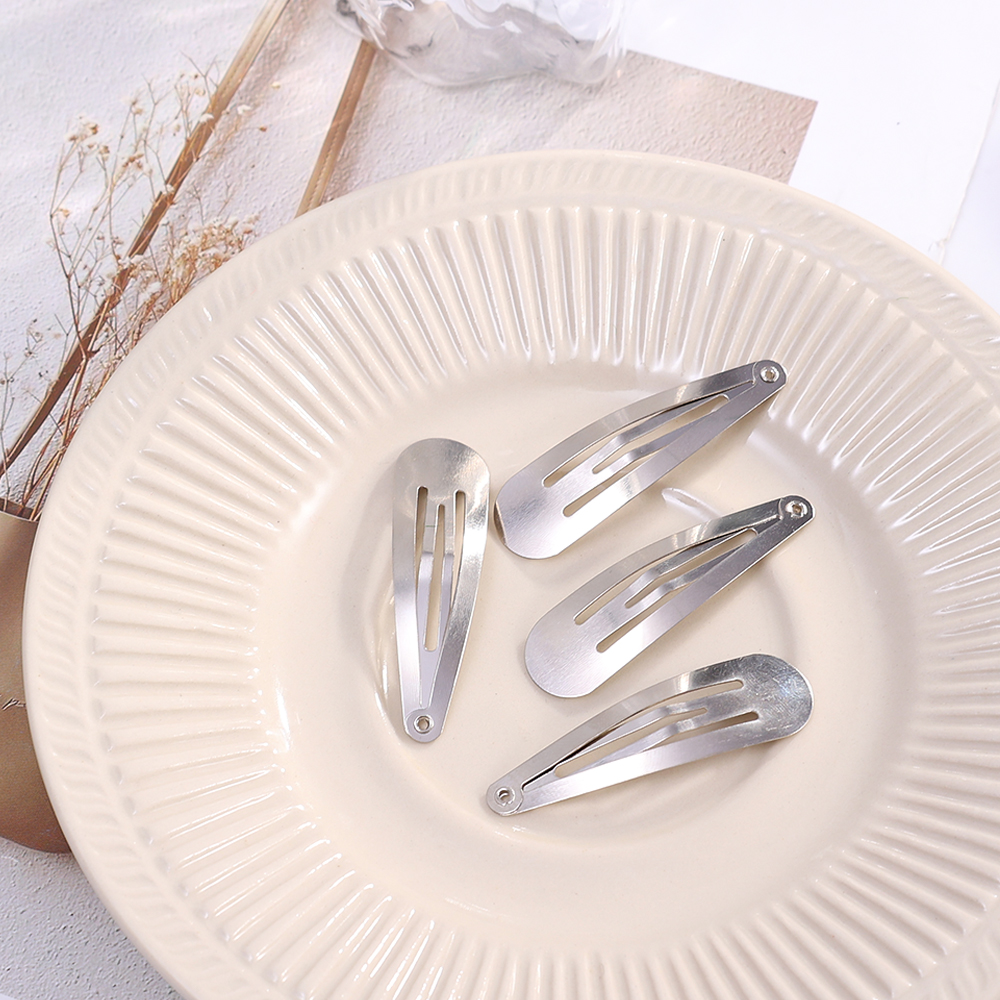 12 Pieces Stainless Steel Hair Clips Pins Set For Girls Babies And Women TikTak Snap Hair Pins Clips Stylish Hair Styling Accessories For Everyday Use School And Party Wear Style Strong Grip Hair Clips Pins For Kids And Adults Hair ties Small - Silver