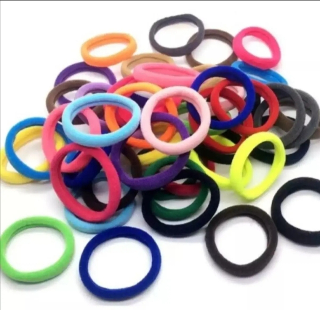 54 Pieces Hair Ponies Hair Scrunchies Set For Girls And Women Colorful Elastic Hair Bands Rubber Hair Ties Hair Styling Accessories For Ponytail Braids Buns Daily Wear Soft Stretchable Hair Holders Fashion Hair Bands For Long Thick Hair - 54 PCs Black