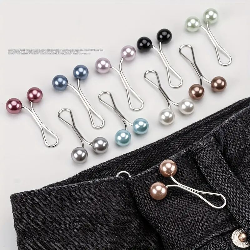 10 Pieces Hijab Scarf Pin Naqab Pin Brooches For Girls And Women Stylish Safety Pin Set Decorative Scarf Hijab Scarf Pins Muslim Prayer Naqab Strip Pins Daily Wear Modest Fashion Accessories - 10 Pcs Brooches