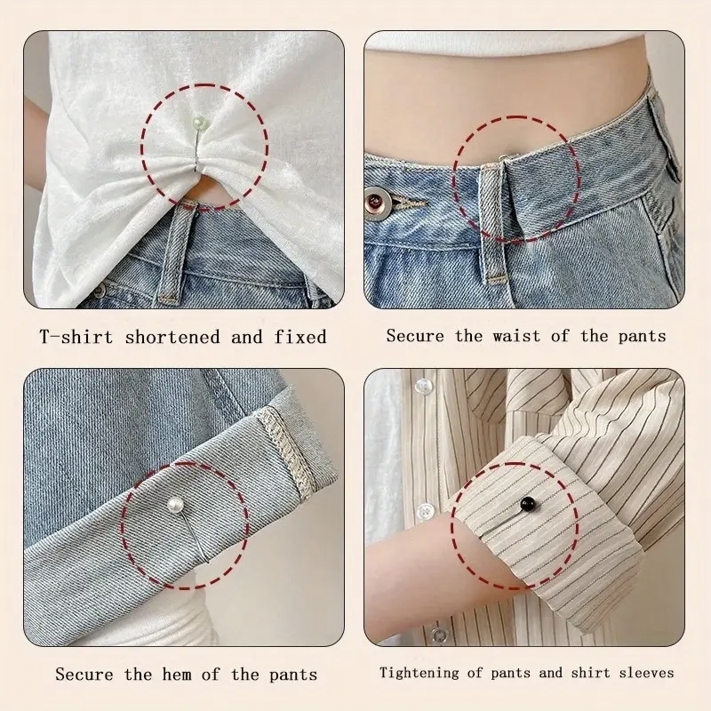 12 Pieces Hijab Scarf Pin Naqab Pin Pants Pin Safety Pin Set Multiple Uses Muslim Prayer Naqab Strip For Girls And Women Stylish Hijab Accessories Scarf Hijab Scarf Pins Brooches For Daily Wear - 15 Pcs Naqab Pin
