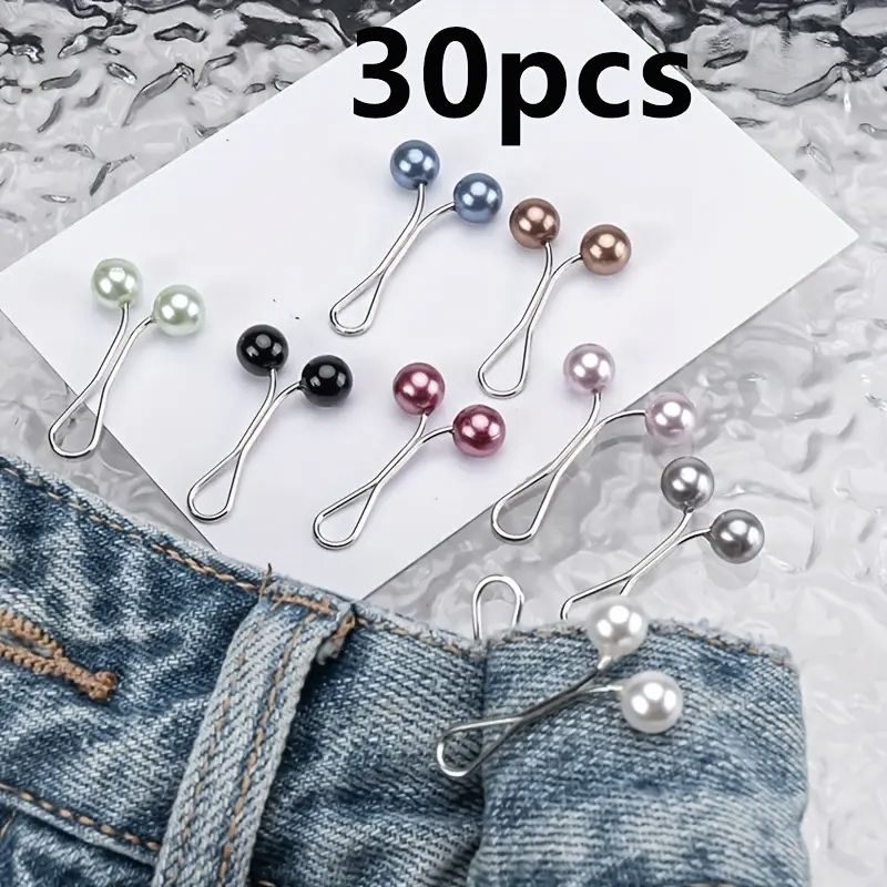 30 Pieces Hijab Scarf Pin Naqab Pin Multi Color Black And White Brooches Muslim Prayer Naqab Strip Decorative Scarf Hijab Scarf Pins For Girls And Women Daily Scarf Hijab Styling Accessory - 30 Pcs Hijab Pin