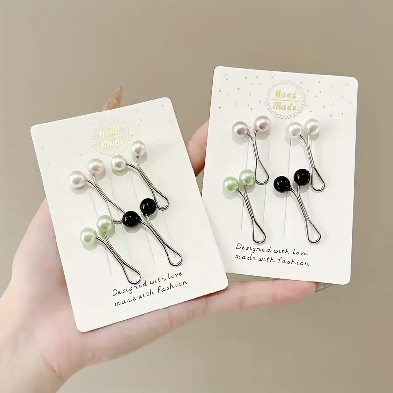 4 Pieces Hijab Scarf Pin For Girls And Women Stylish Safety Pin Set Decorative Scarf Hijab Scarf Pins Naqab Brooch Muslim Prayer Pins For Daily Wear Party And Modest Fashion Accessories - 4 Pcs Brooches