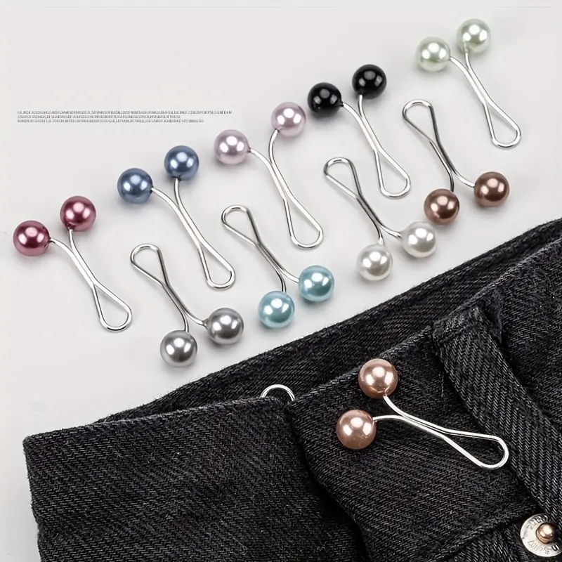 5 Pieces Hijab Scarf Pin For Girls And Women Stylish Safety Pin Set Decorative Scarf Hijab Scarf Pins Naqab Pin Brooches For Daily Wear Party Use And Muslim Prayer Modest Fashion Accessories - 5 Pcs Hijab Pin