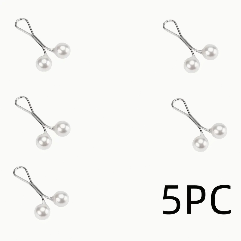 5 Pieces Hijab Scarf Pin For Girls And Women Stylish Safety Pin Set Decorative Scarf Hijab Scarf Pins Naqab Pin Brooches For Daily Wear Party Use And Muslim Prayer Modest Fashion Accessories - 5 Pcs Hijab Pin