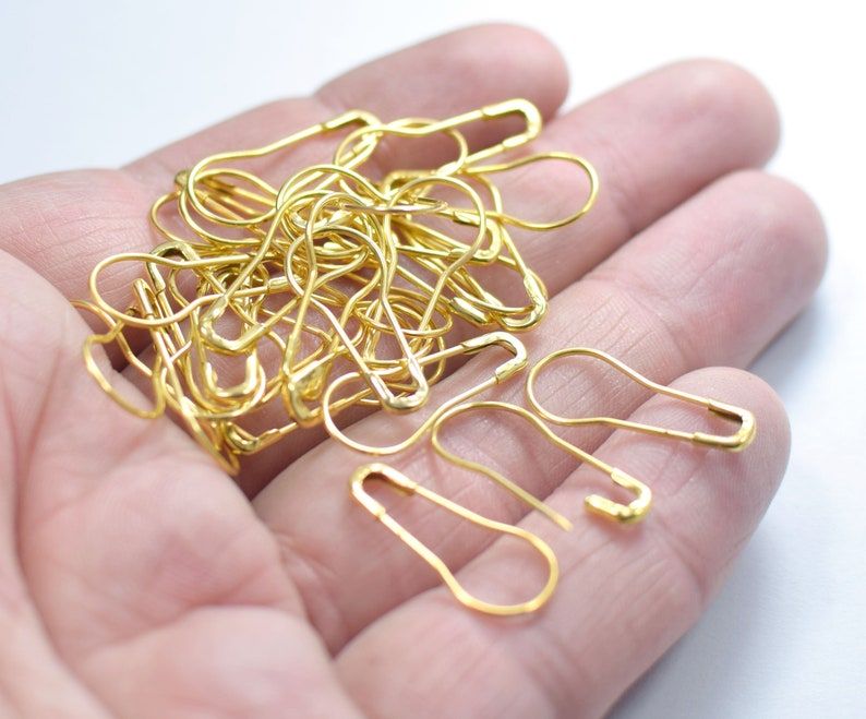 50 Pieces Safety Pin Bulb Pins Multiple Uses Golden Silver And Multi Color Scarf Hijab Scarf Pin Brooches For Girls And Women Hijab Scarf Pins Stylish Safety Pin Set For Clothes Tags And Decorative Use