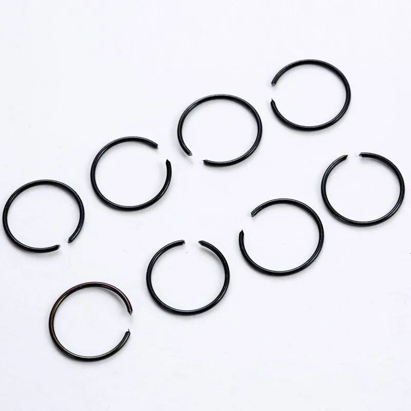 20 Pieces Nose Ring Jewelry Set Golden Nose Ring Jewelry Silver Nose Ring Jewelry Black Nose Ring Jewelry Multi Color Nose Pin Jewelry 8mm Nose Ring Jewelry Piercing Nose Ring Jewelry Non Piercing Nose Pin Jewelry Stainless Steel Nose Jewelry