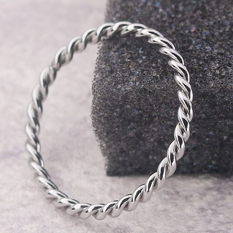20 Pieces Silver Nose Ring Jewelry Set 10 Plain 10 Twisted Spiral 8mm Stainless Steel Nose Pin Jewelry For Piercing And Non Piercing Women Girls Daily Party Wear Nose Jewelry Accessory