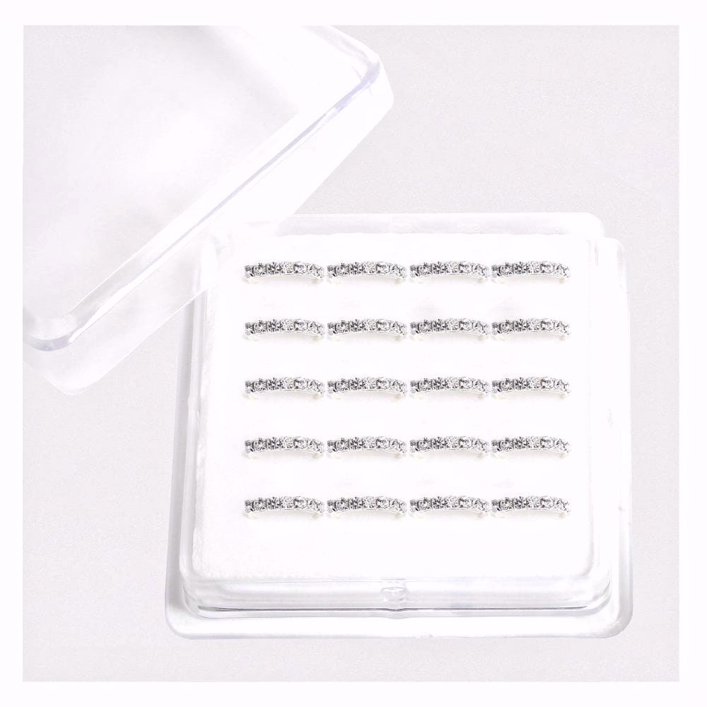 Stone Embedded Nose Ring Jewelry Clusted Nug Nose Pin Jewelry For Women Golden And Silver Tone Stylish Nose Ring Jewelry For Girls Traditional Nose Jewelry Fancy Nose Pin Jewelry Elegant Design Nose Ring Jewelry For Bride Nose Stud For Party
